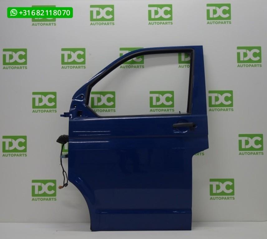 Volkswagen Transporter T5 ('03-'09) Voorportier links blauw, Auto-onderdelen, Gebruikt, Voor, Ophalen of Verzenden, Volkswagen