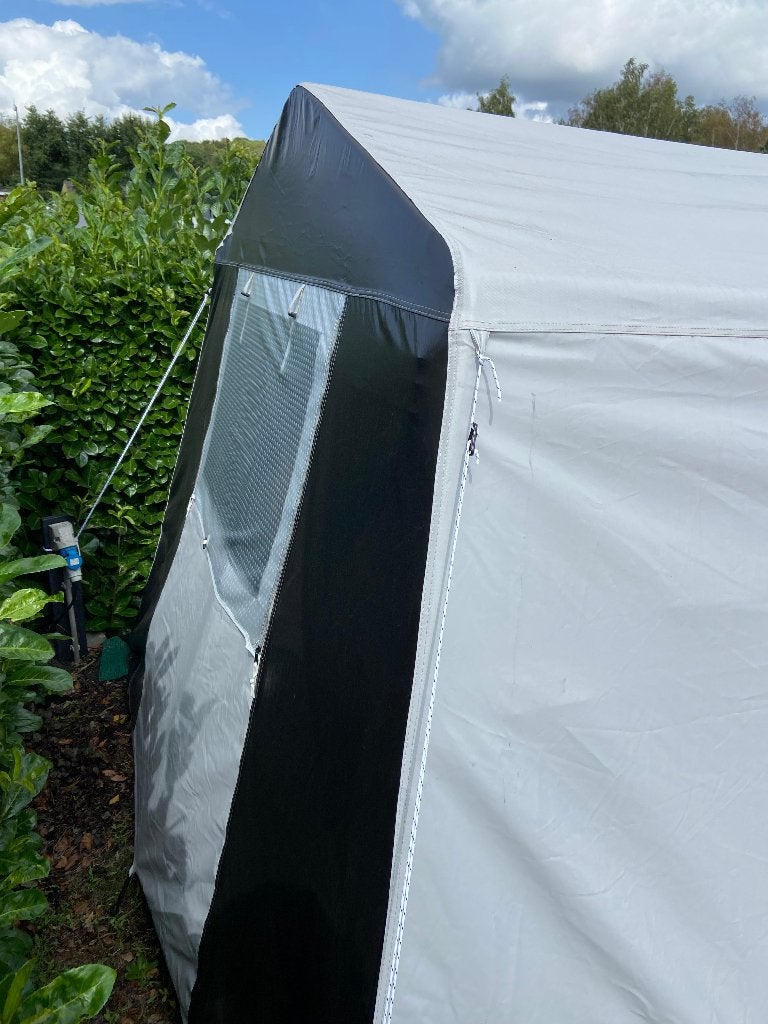 Tka schuurtent  Obelink type Vivo, Caravans en Kamperen, Ophalen, Zo goed als nieuw