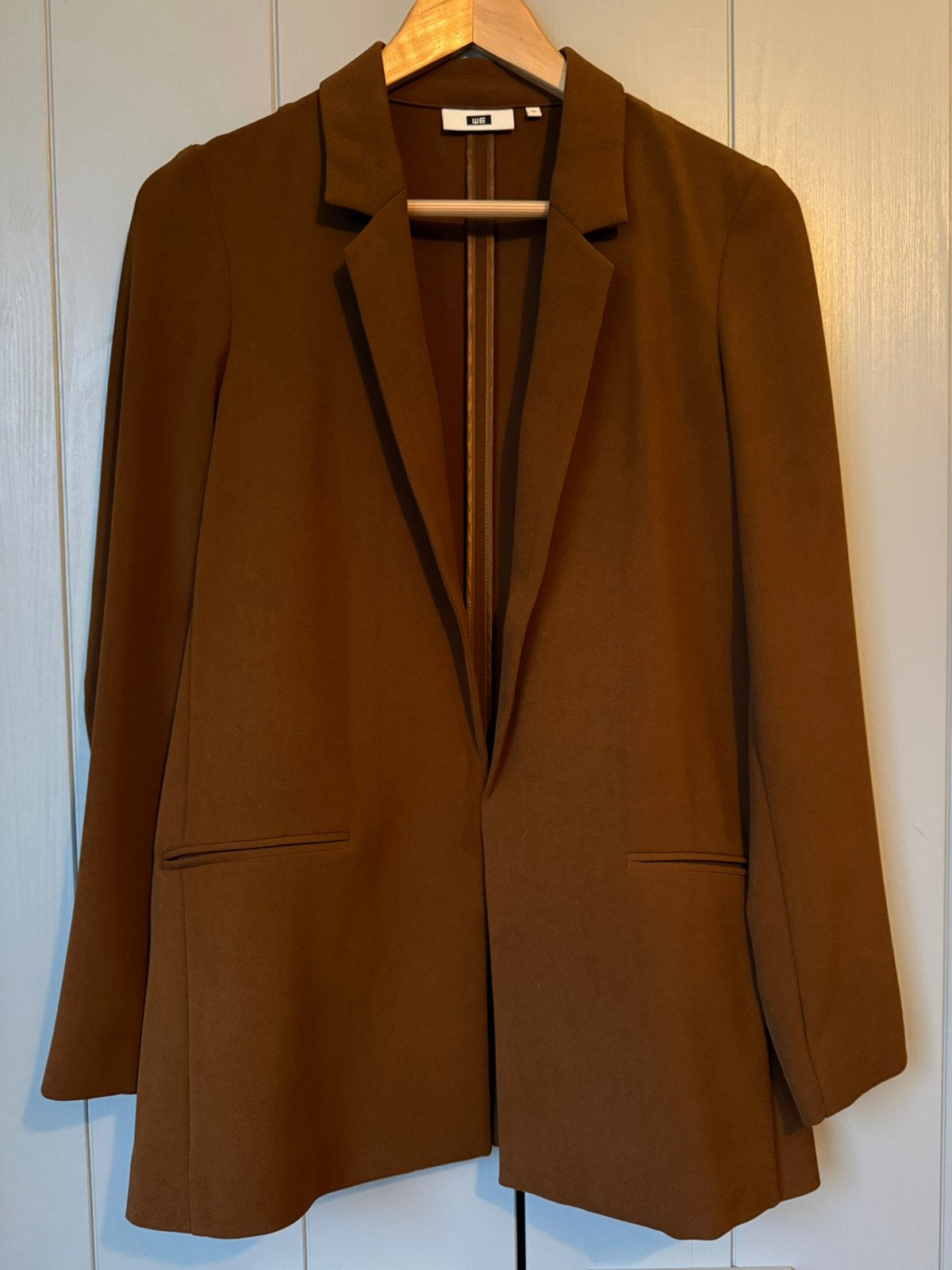 Bruine blazer van de WE maat 36, Ophalen of Verzenden, Zo goed als nieuw, Maat 36 (S), Bruin