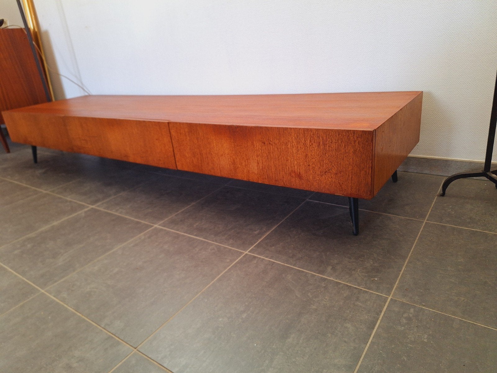 Vintage TV meubel midcentury., Huis en Inrichting, Kasten | Televisiemeubels, Ophalen, 25 tot 50 cm, Minder dan 100 cm