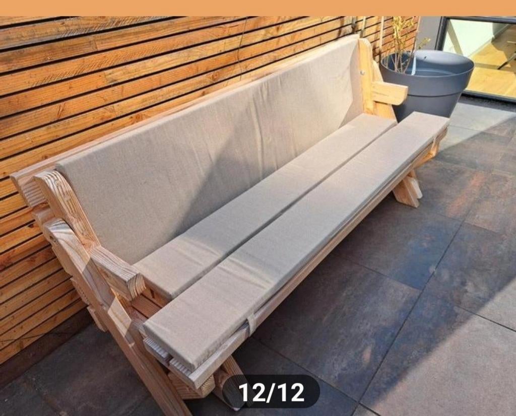 Douglas tuinbank picknicktafel XL, Ophalen