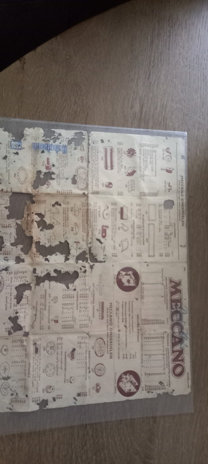 meccano allerlei onderdelen, Ophalen