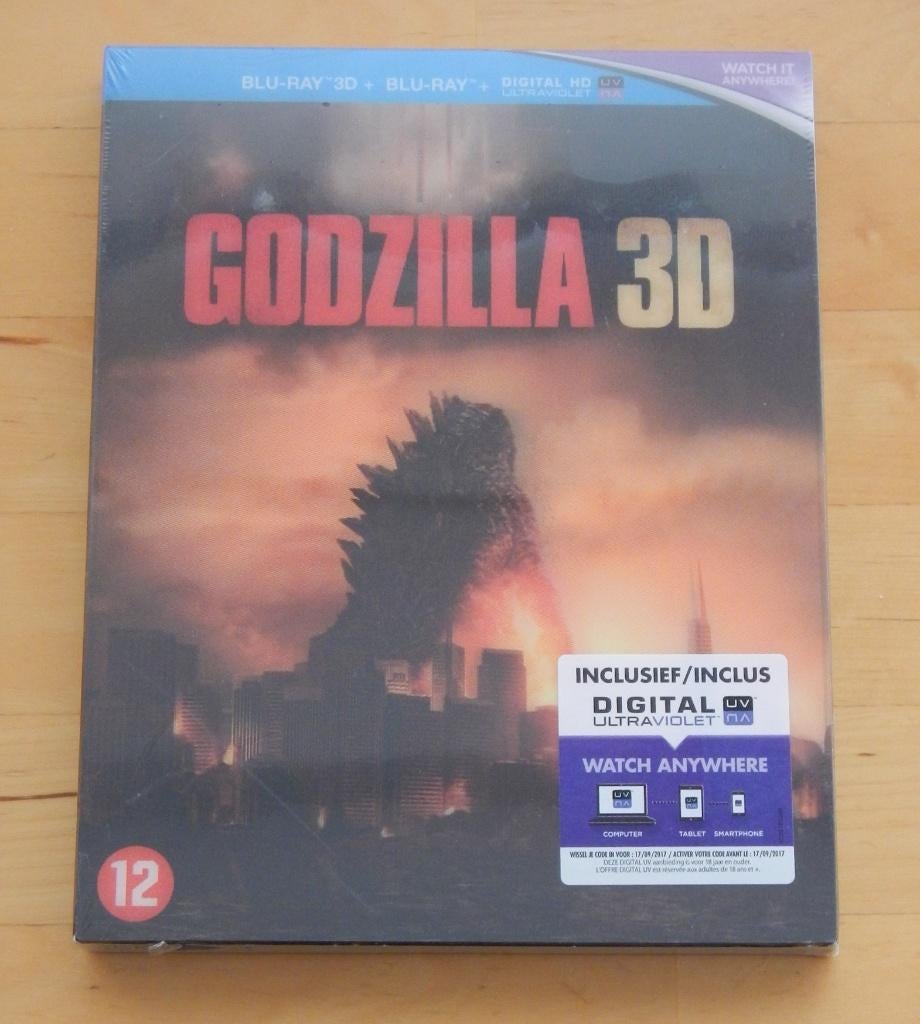 blu ray - Godzilla 3D - Nieuw, Verzenden, Nieuw in verpakking, Actie