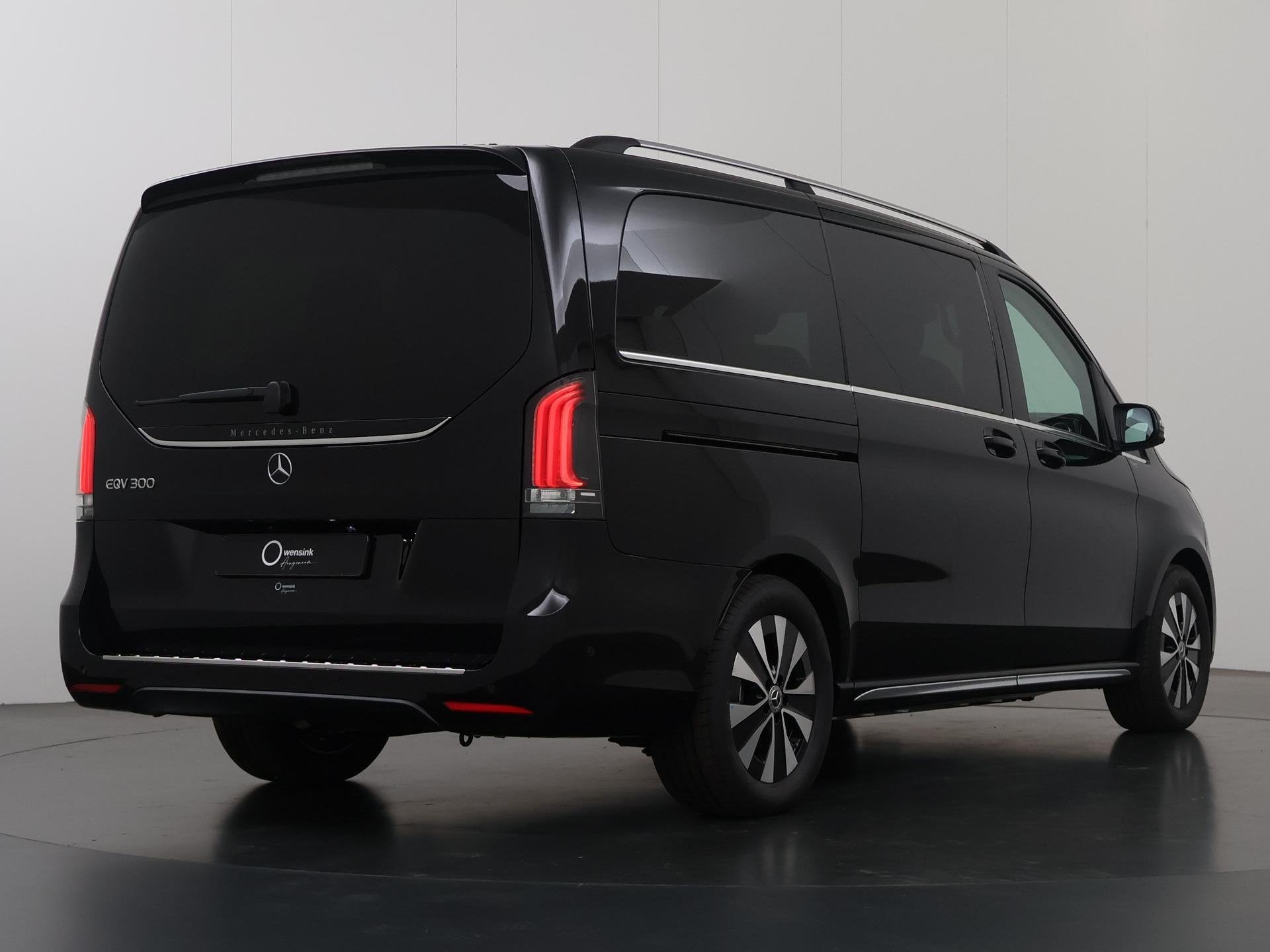 Mercedes-Benz EQV 300 | Lang L2 | AVANTGARDE | 90 kWh | 7-ZI, Stof, Gebruikt, Zwart, 7 stoelen