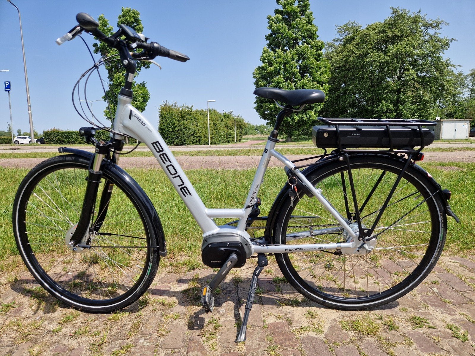 Elektrische fiets BYONE (Shimano Midden Motor)Weinig km, Ophalen, Zo goed als nieuw, Overige merken