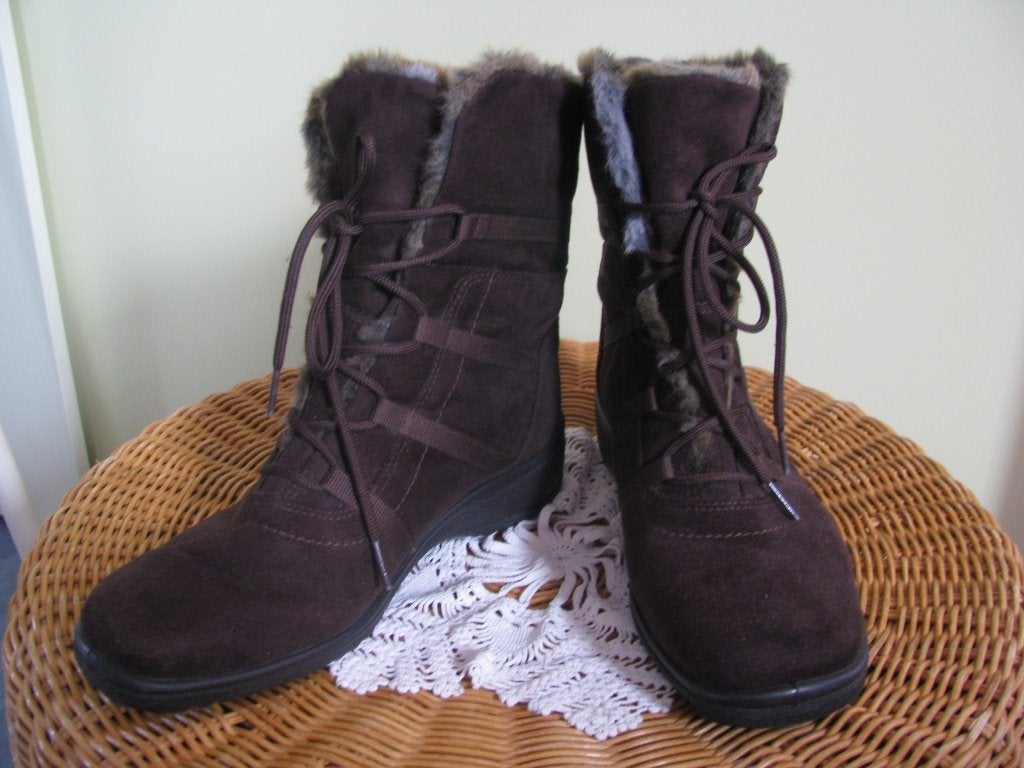 Ara laars * halfhoog * ZGAN * Goretex voering * WARM *, Bruin, Lage of Enkellaarzen, Zo goed als nieuw, Ara maat 40 wijdte H