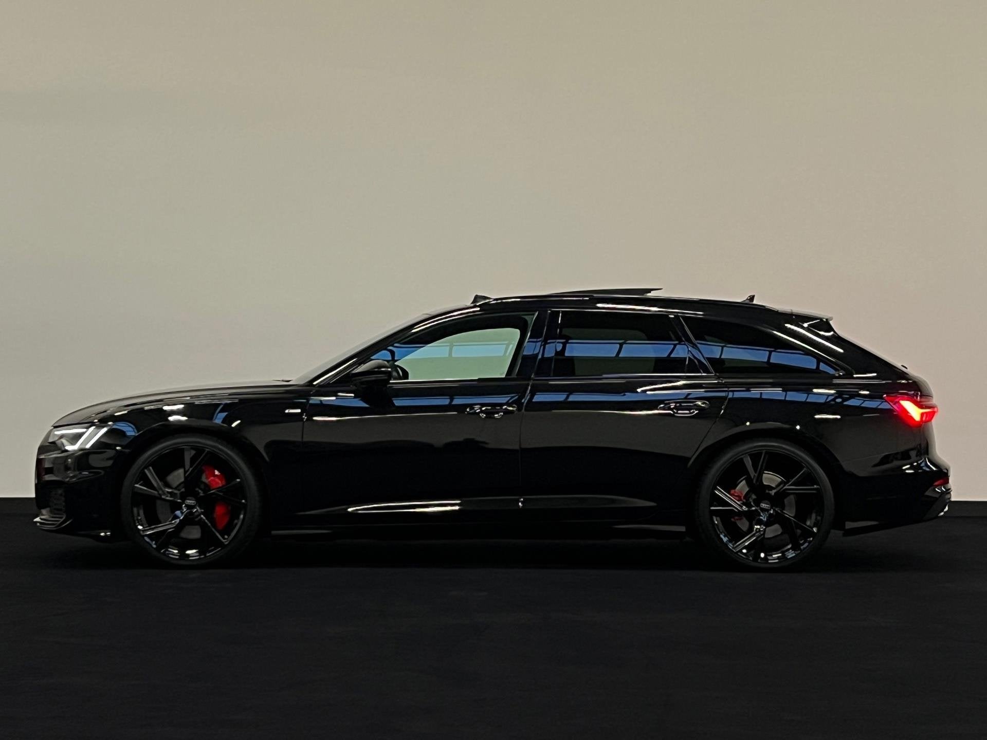 Audi A6 Avant 55 TFSI e quattro S Line S6 Competition ACC Pa, Automaat, Dealer onderhouden, Gebruikt, Zwart