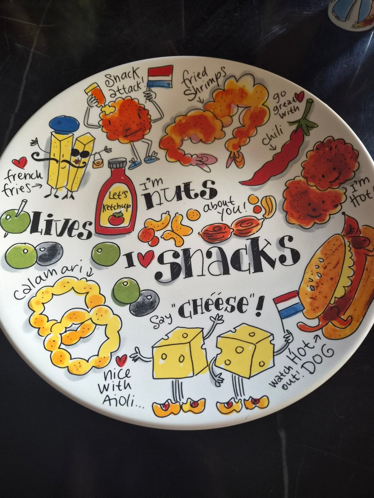 Blond Amsterdam snack schaal, Ophalen, Zo goed als nieuw, Aardewerk, Schaal of Schalen