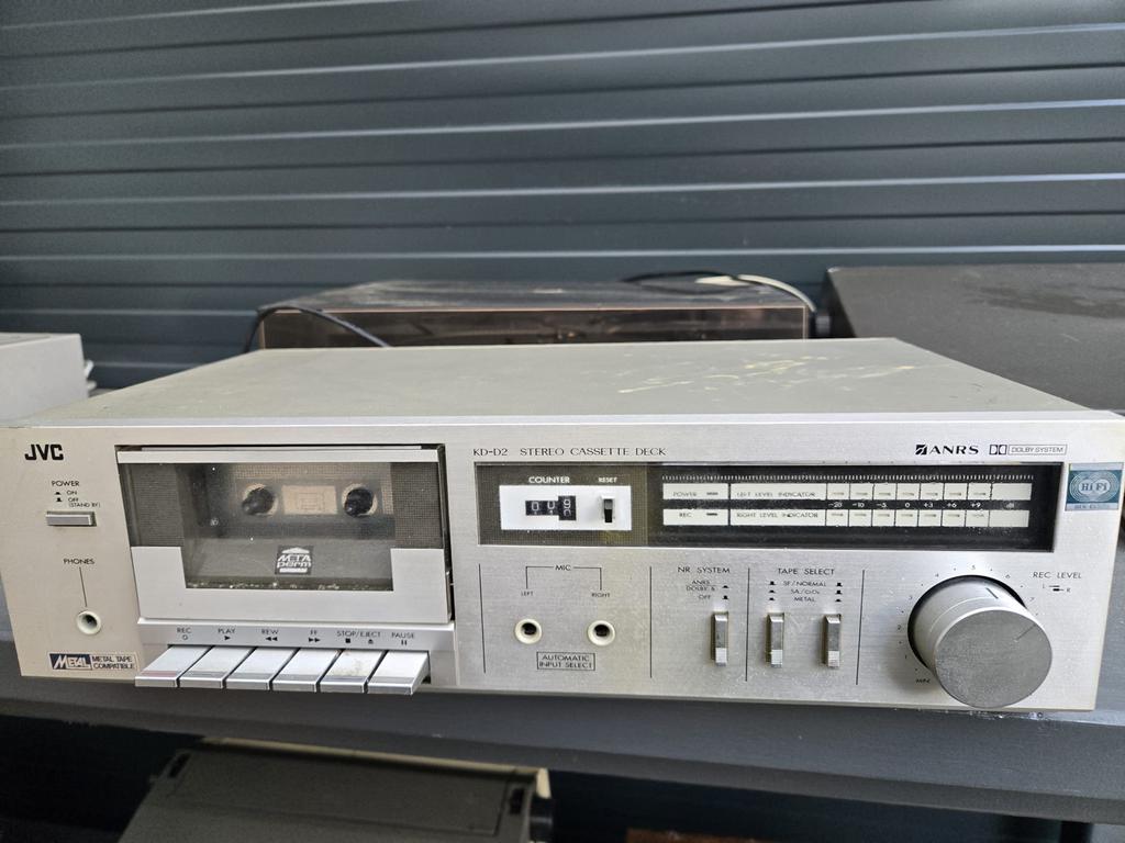 JVC KD-D2 Stereo Cassette Deck, Ophalen of Verzenden, Enkel, JVC, Tape counter