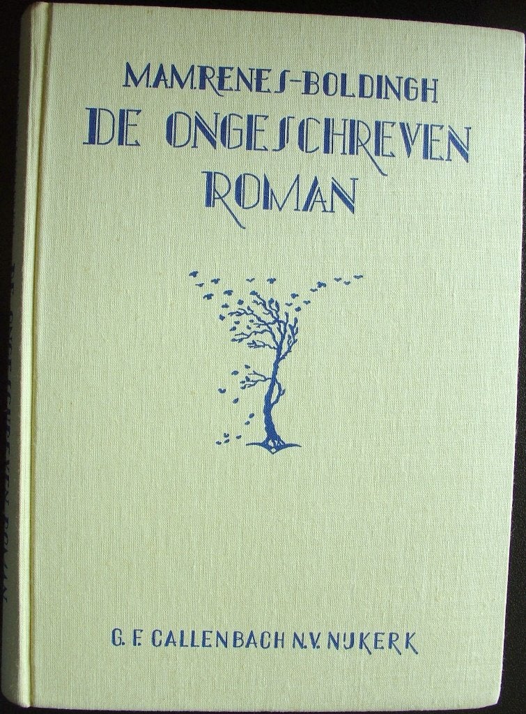 De ongeschreven roman boek, Boeken, Ophalen of Verzenden, Zo goed als nieuw, M.A.M. Renes-Boldingh