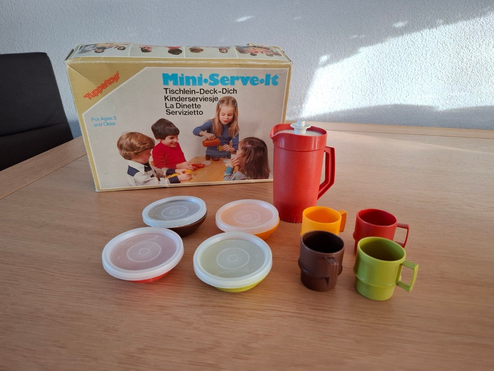 Superleuk vintage kinderserviesje, Ophalen of Verzenden, Gebruikt