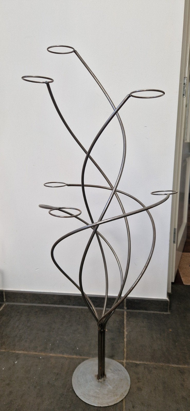 Plantenstandaard voor 6 plantjes met pot van 7cm doorsnee, Ophalen, Minder dan 100 cm
