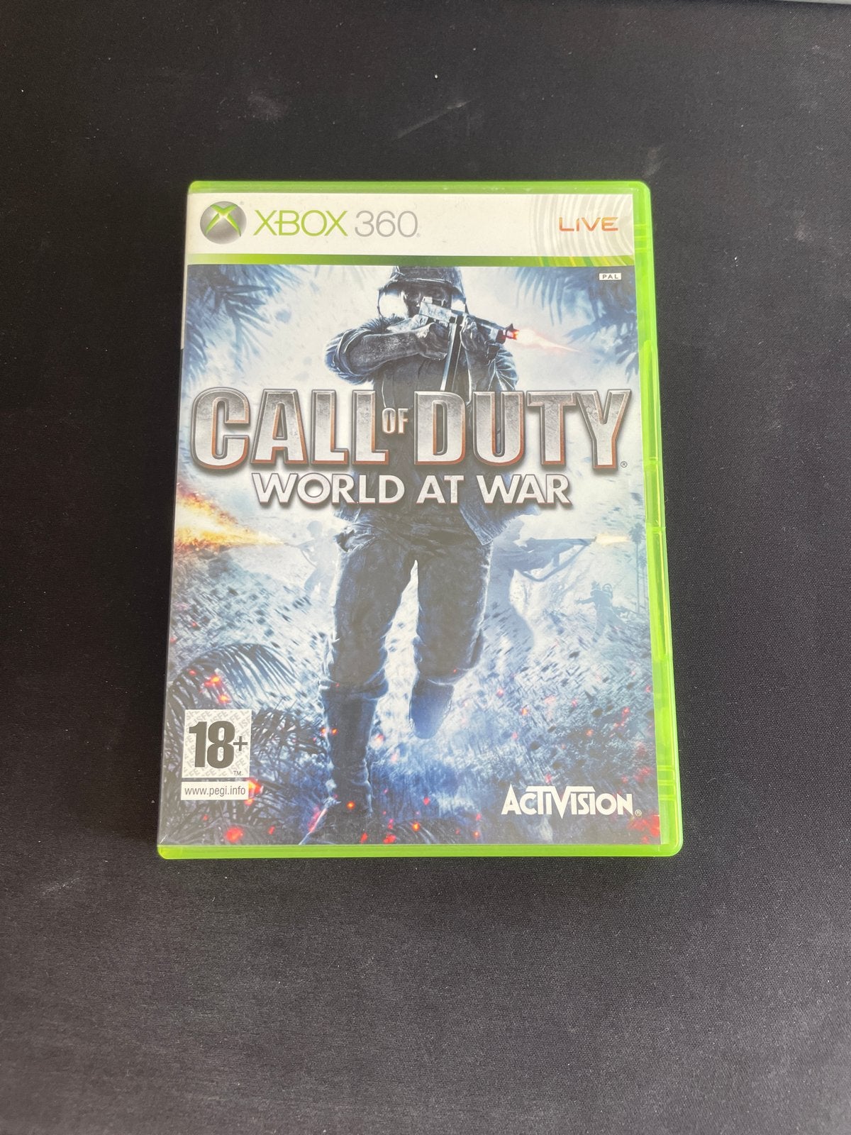 Call of Duty World at War Xbox 360 - Goede staat + Garantie!, Spelcomputers en Games, Online, Gebruikt, Vanaf 18 jaar, Shooter