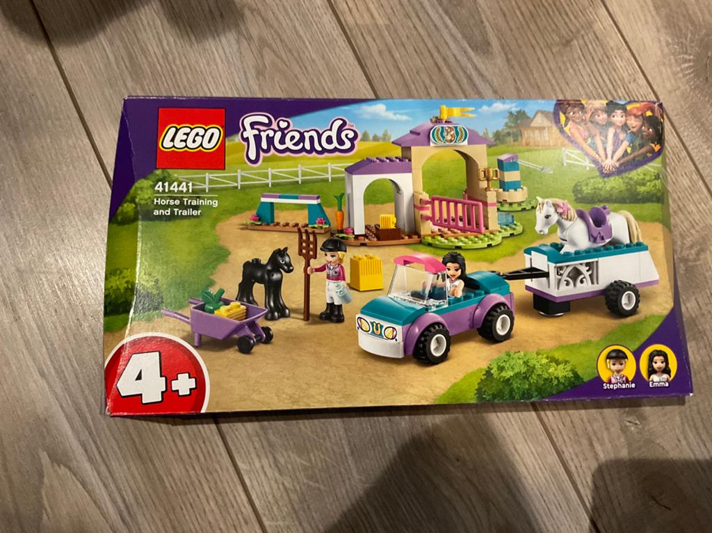 Lego Friends 41441 paardentraining en aanhanger, Ophalen of Verzenden, Zo goed als nieuw