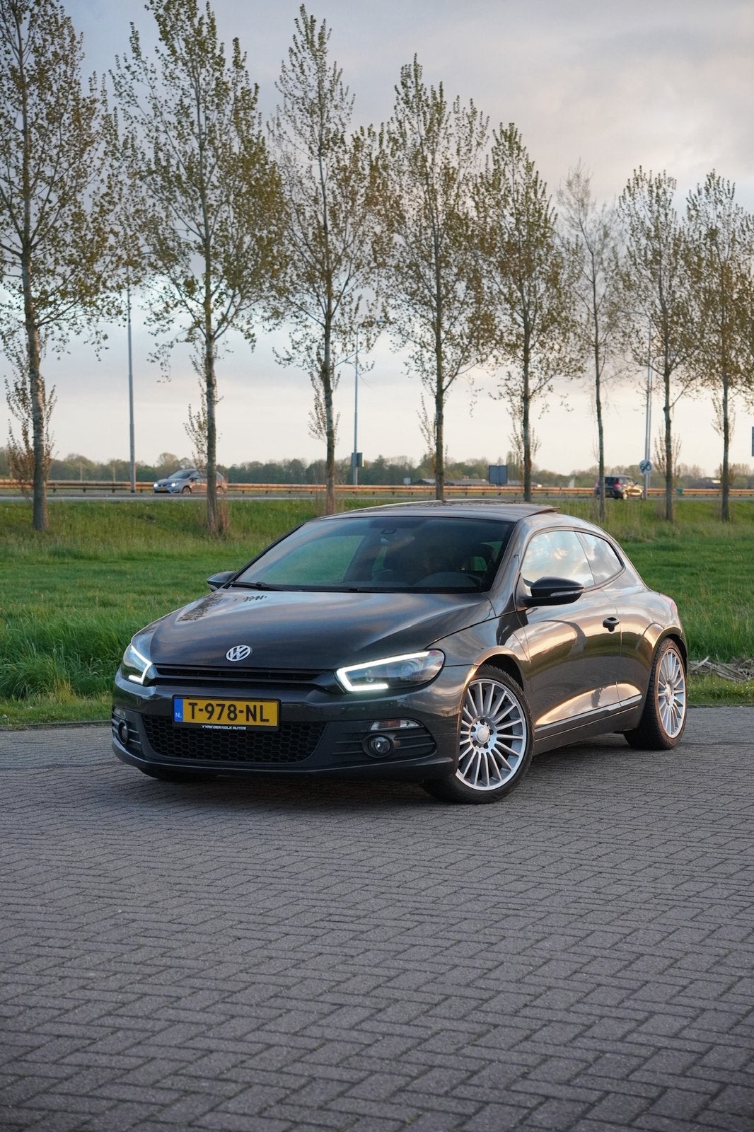 Volkswagen Scirocco FULL OPTION, Auto's, Zwart, Bruin, Alcantara, 161 pk
