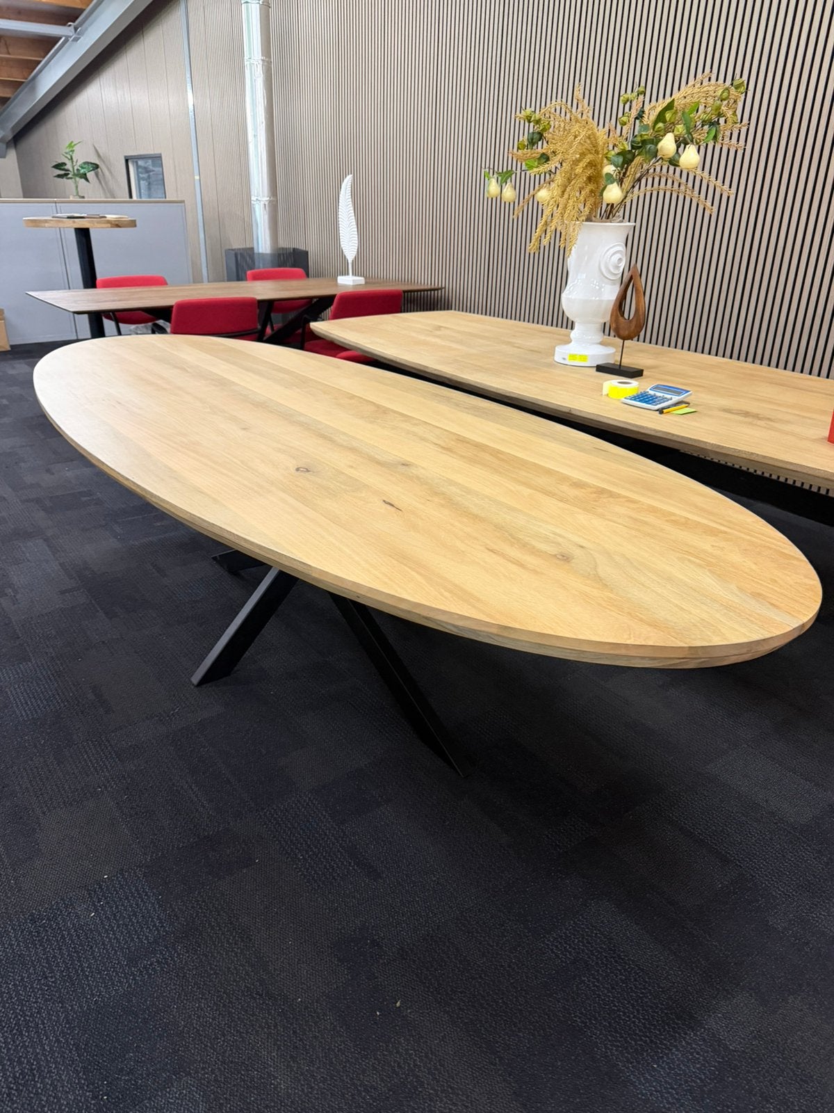 Ovale eettafel l showroomuitverkoop l Nieuw l 300x110 l