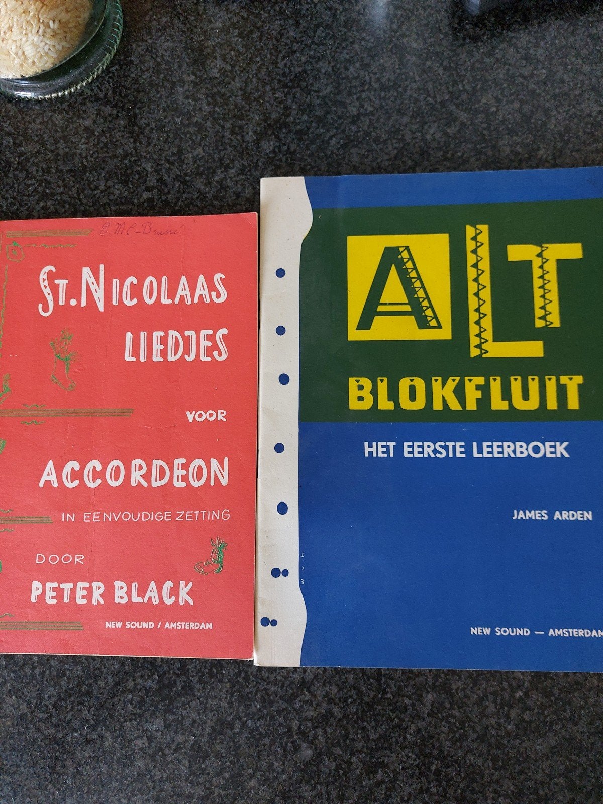 Bladmuziek alt blokfluit en accordeon, Muziek en Instrumenten, Bladmuziek, Ophalen of Verzenden, Les of Cursus, Accordeon