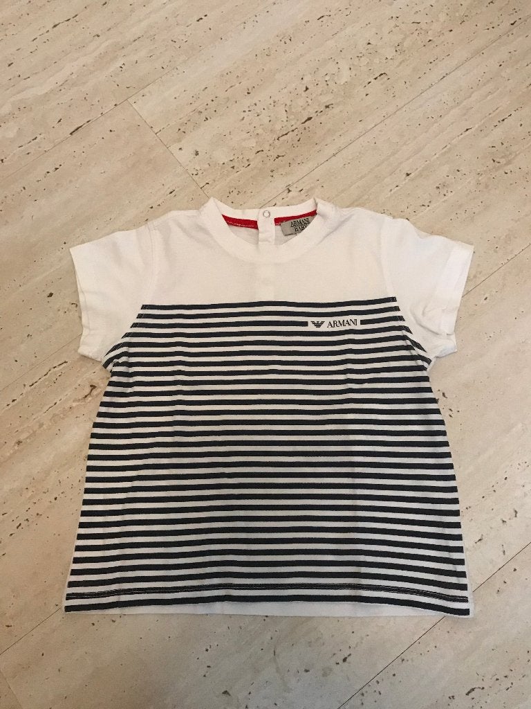Shirt Armani maat 92, Kinderen en Baby's, Kinderkleding | Maat 92, Ophalen, Zo goed als nieuw, Shirt of Longsleeve, Jongen