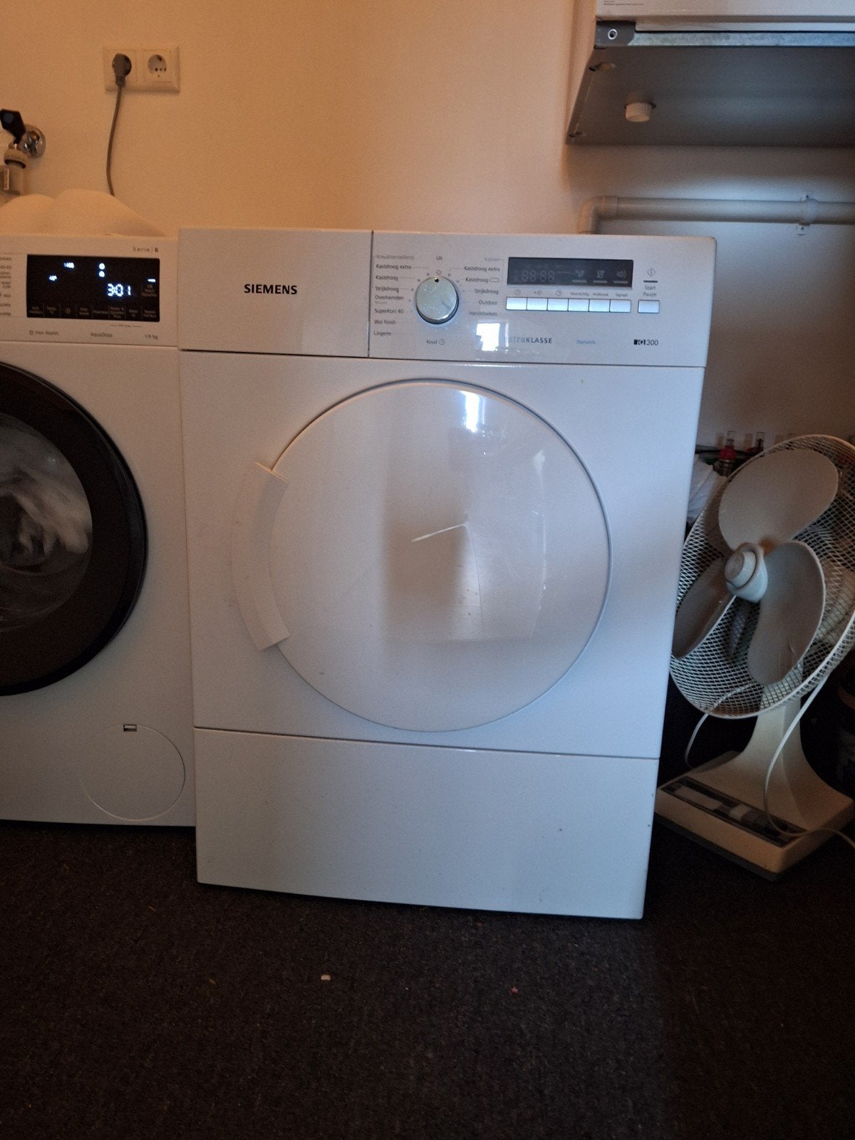 wasdroger siemens iQ300, Witgoed en Apparatuur, Wasdrogers, Ophalen, 6 tot 8 kg, Luchtafvoer, Refurbished