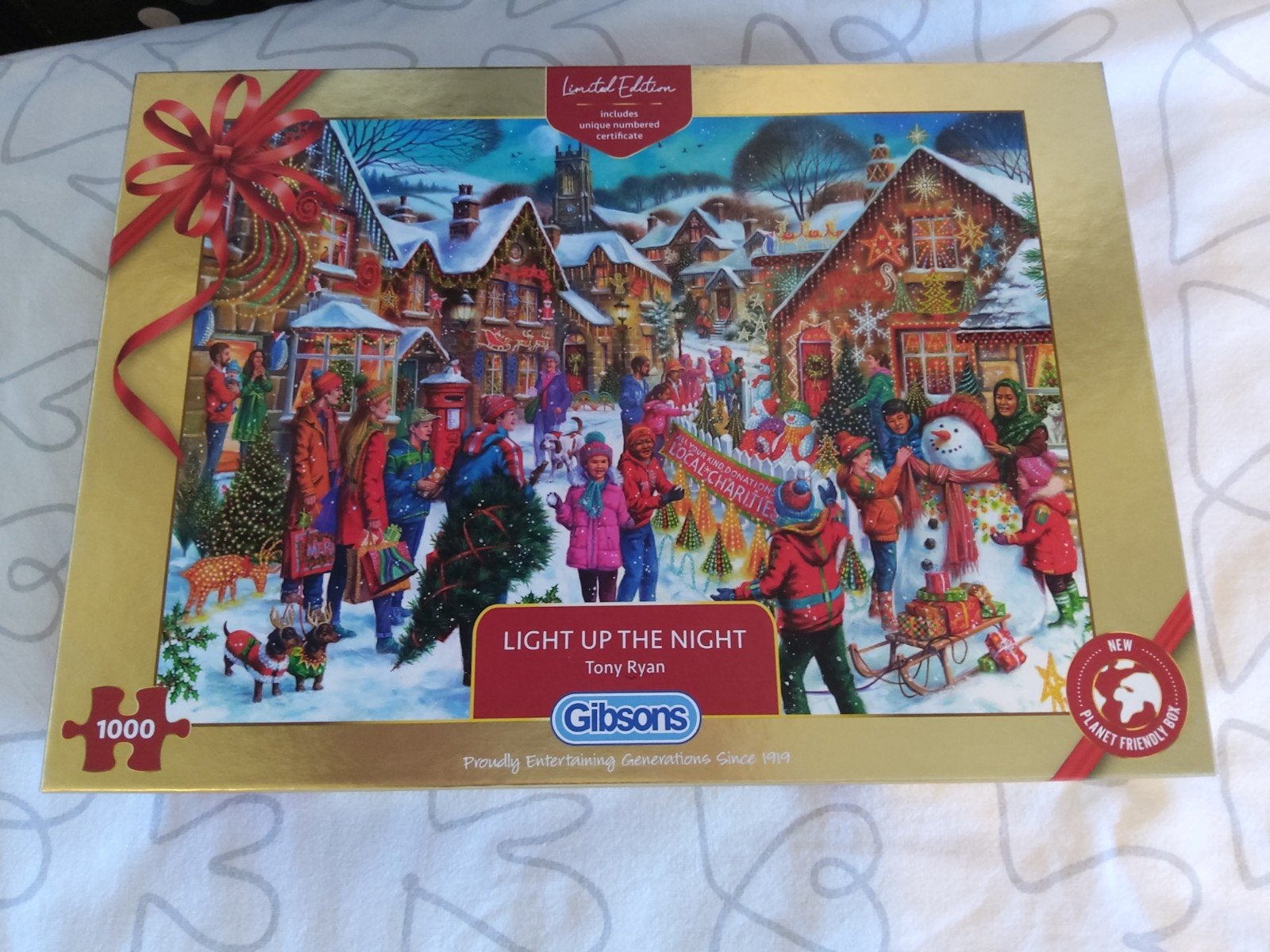 kerstpuzzels, Ophalen of Verzenden, 500 t/m 1500 stukjes, Gebruikt, Legpuzzel
