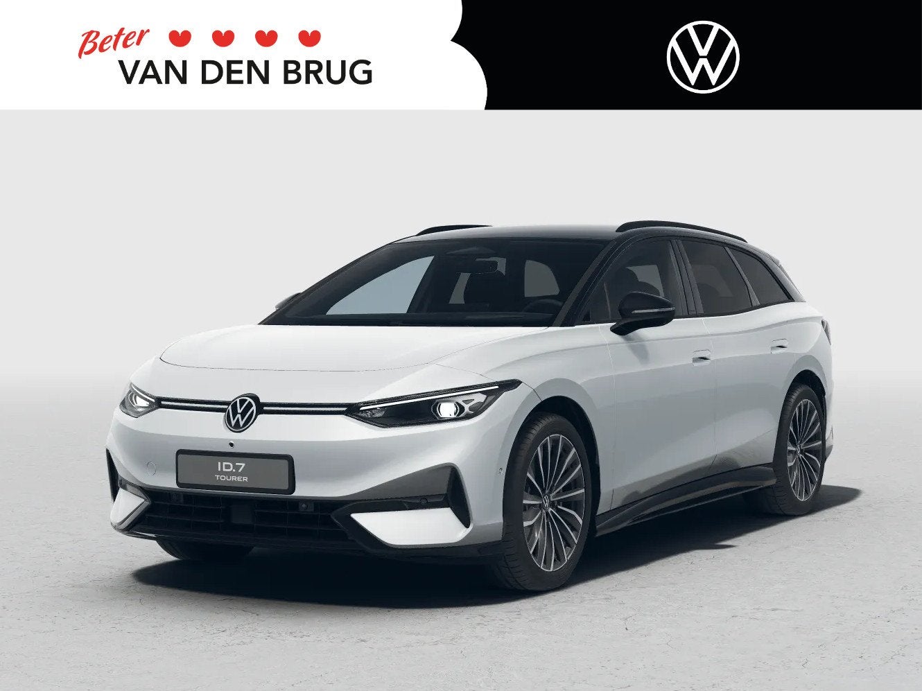 Volkswagen ID.7 Tourer Limited Edition 77 kWh 286 PK | 20" i, Automaat, Achterwielaandrijving, Wit, 286 pk