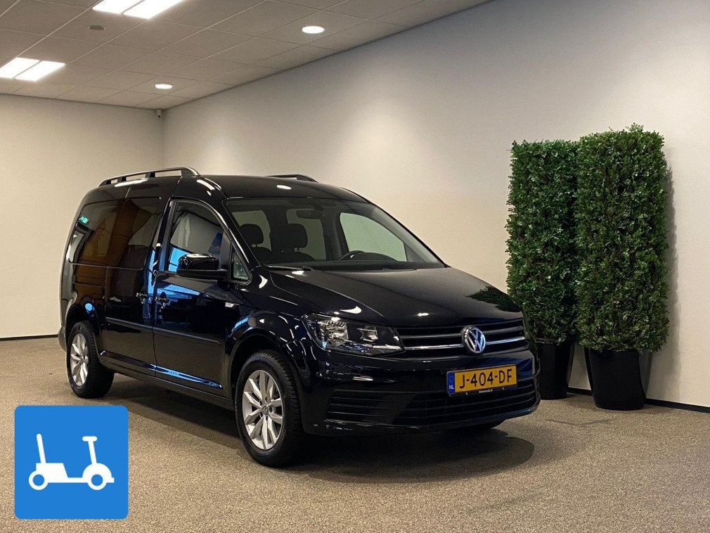 Volkswagen Caddy 1.0 TSI 75KW (bj 2016), Auto's, Volkswagen, Stof, Gebruikt, 700 kg, Zwart