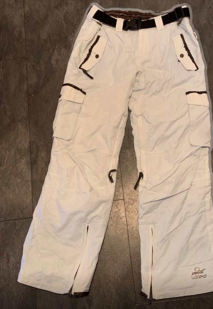 Witte ski broek. Maat 42. Merk, Ophalen of Verzenden, Gedragen, Maat 42/44 (L), Broek