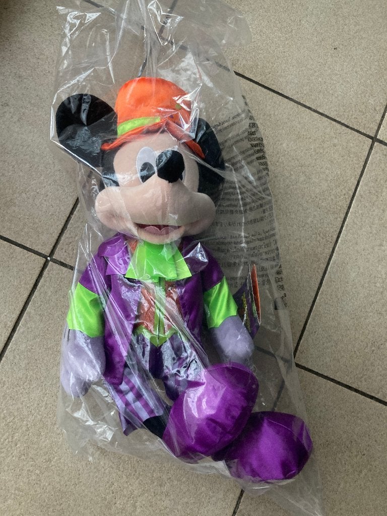Nieuwe mickey Mouse Halloween knuffel ( Disney Store ), Ophalen of Verzenden, Mickey Mouse, Nieuw, Knuffel