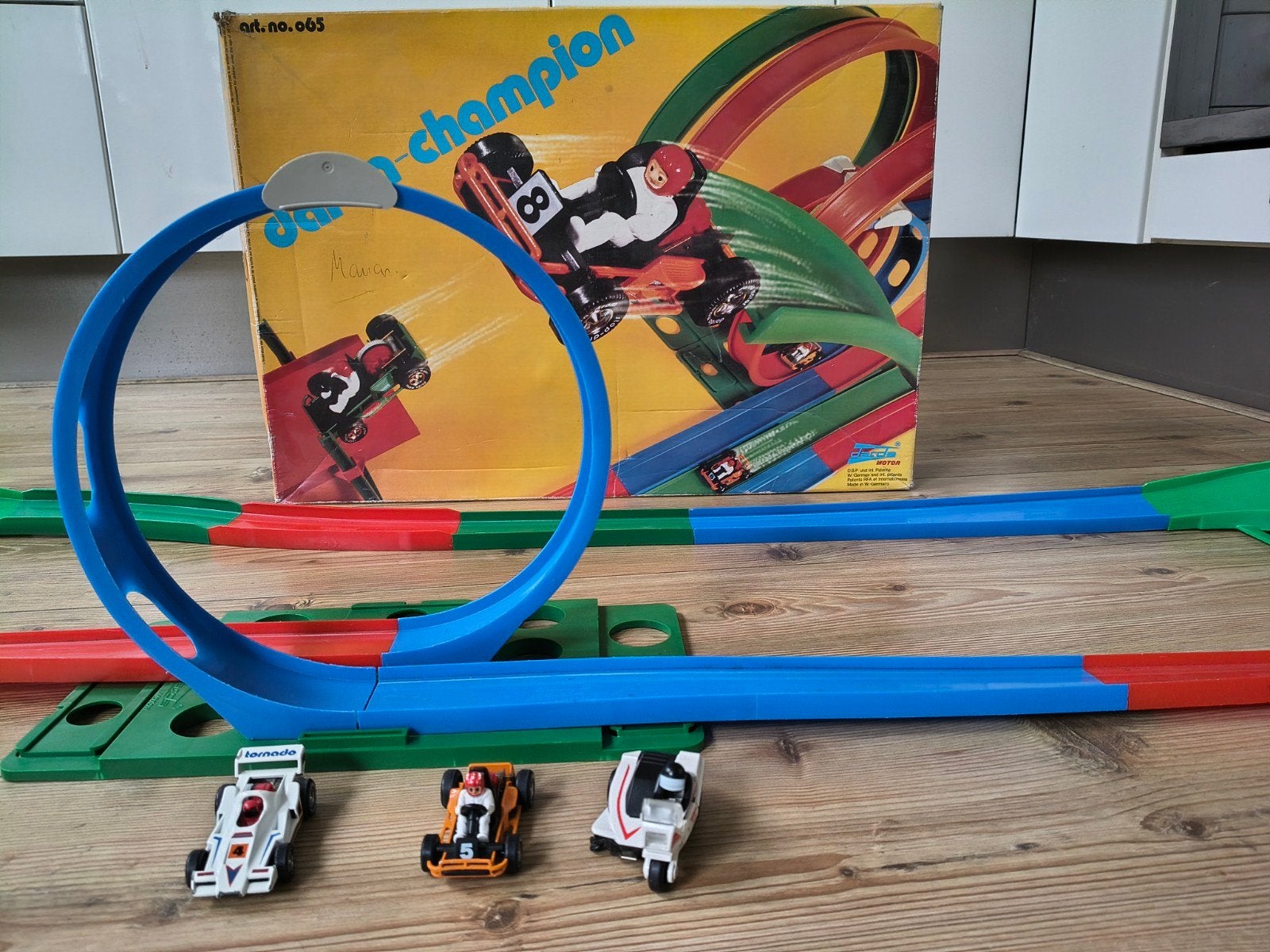 Darda baan '86 met 3 auto's, Kinderen en Baby's, Opwindmechanisme, Met looping, Ophalen, Overige merken