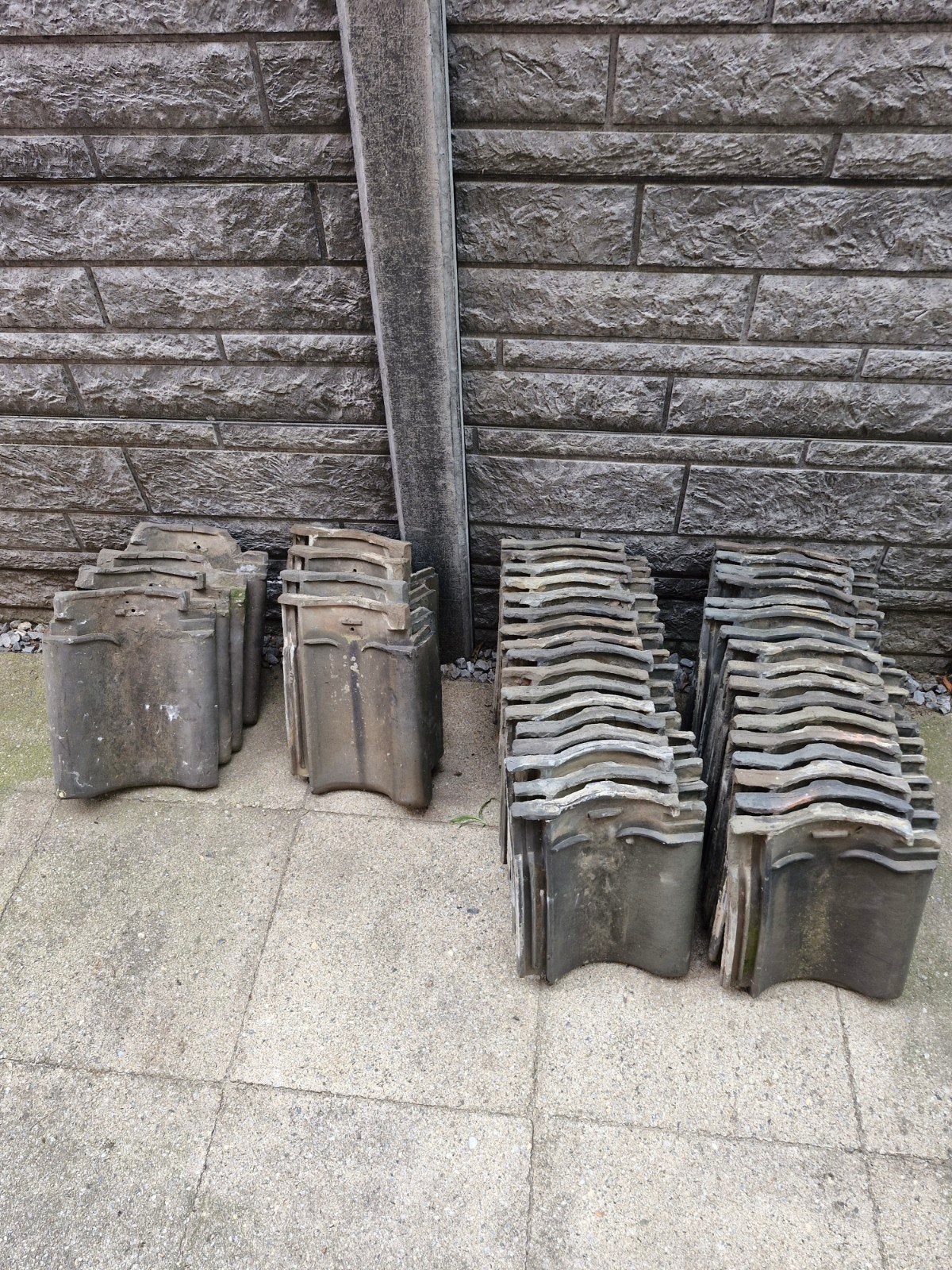 Verbeterde Hollandse dakpannen - 42 stuks, Ophalen