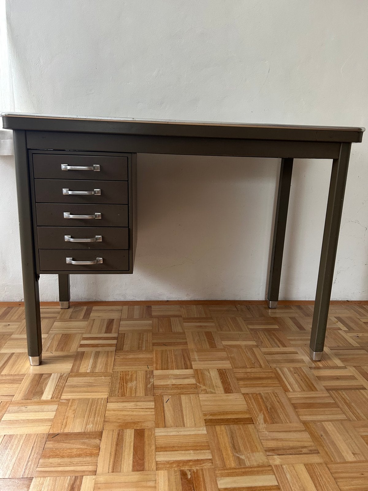 Gispen Vintage Buro - Compact en Stijlvol, Ophalen, Gispen, Gebruikt, Met lades