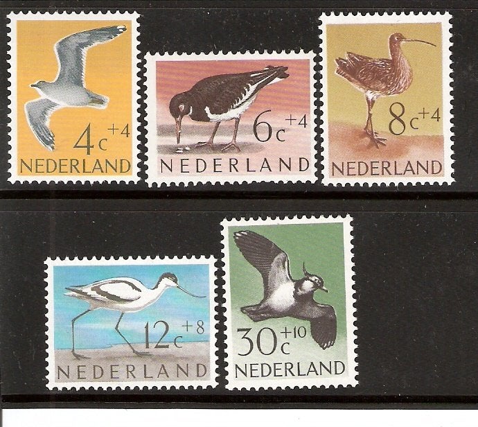 Nvph 752-756 zomerzegels 1961 postfris, Postzegels en Munten, Postzegels | Nederland, Ophalen of Verzenden, Na 1940, Postfris