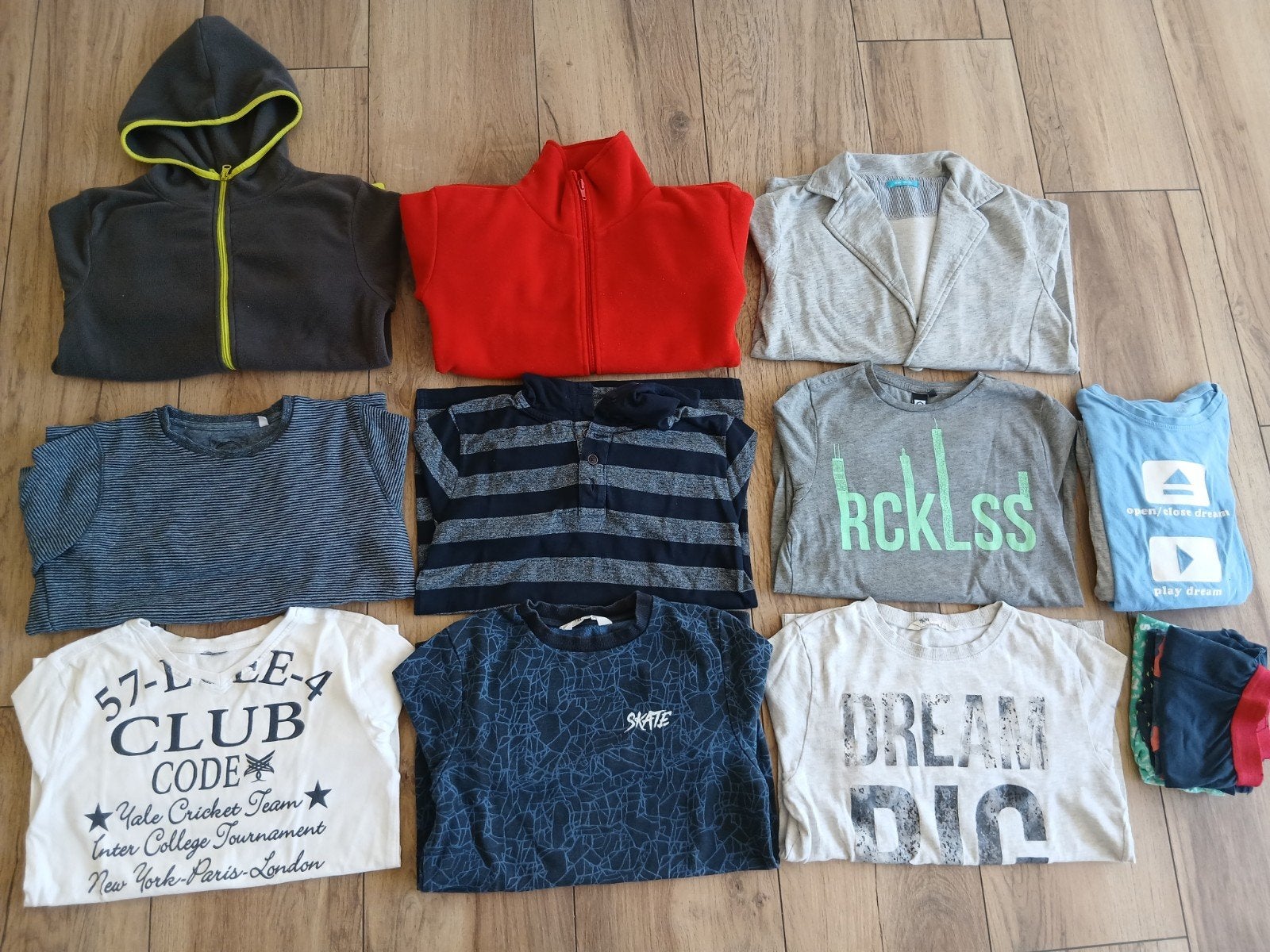 Pakket jongenskleding 146, Ophalen of Verzenden, Gebruikt, Jongen, Trui of Vest