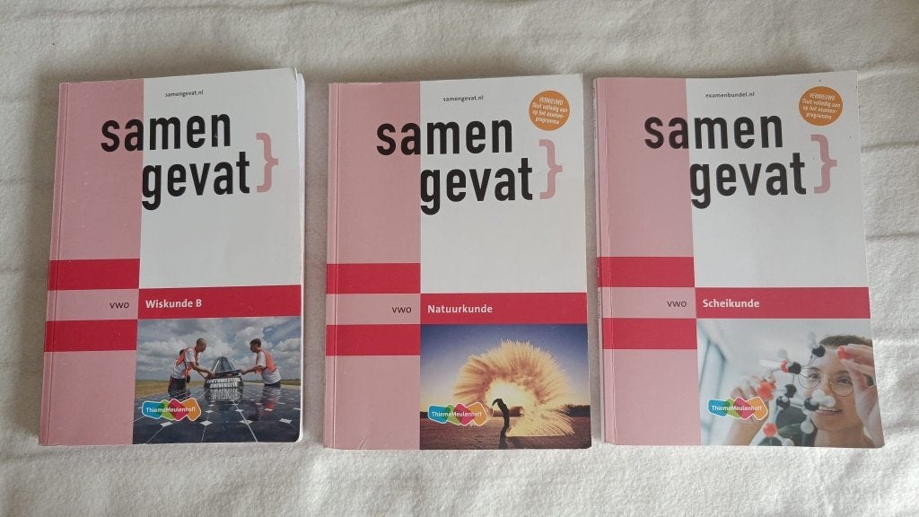 samengevat VWO wiskunde, natuurkunde en scheikunde, Boeken, Schoolboeken, Ophalen of Verzenden, Zo goed als nieuw, VWO, Natuurkunde