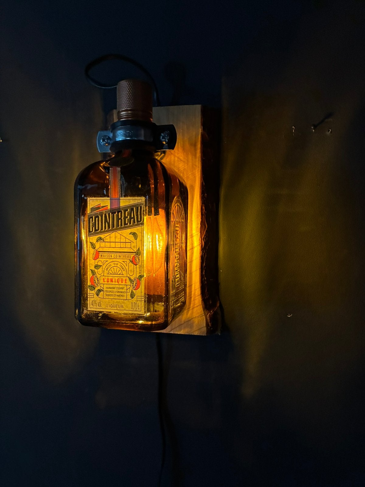 Cointreau Wandlamp, Met schakelaar, Nieuw, Wandlamp, Glas
