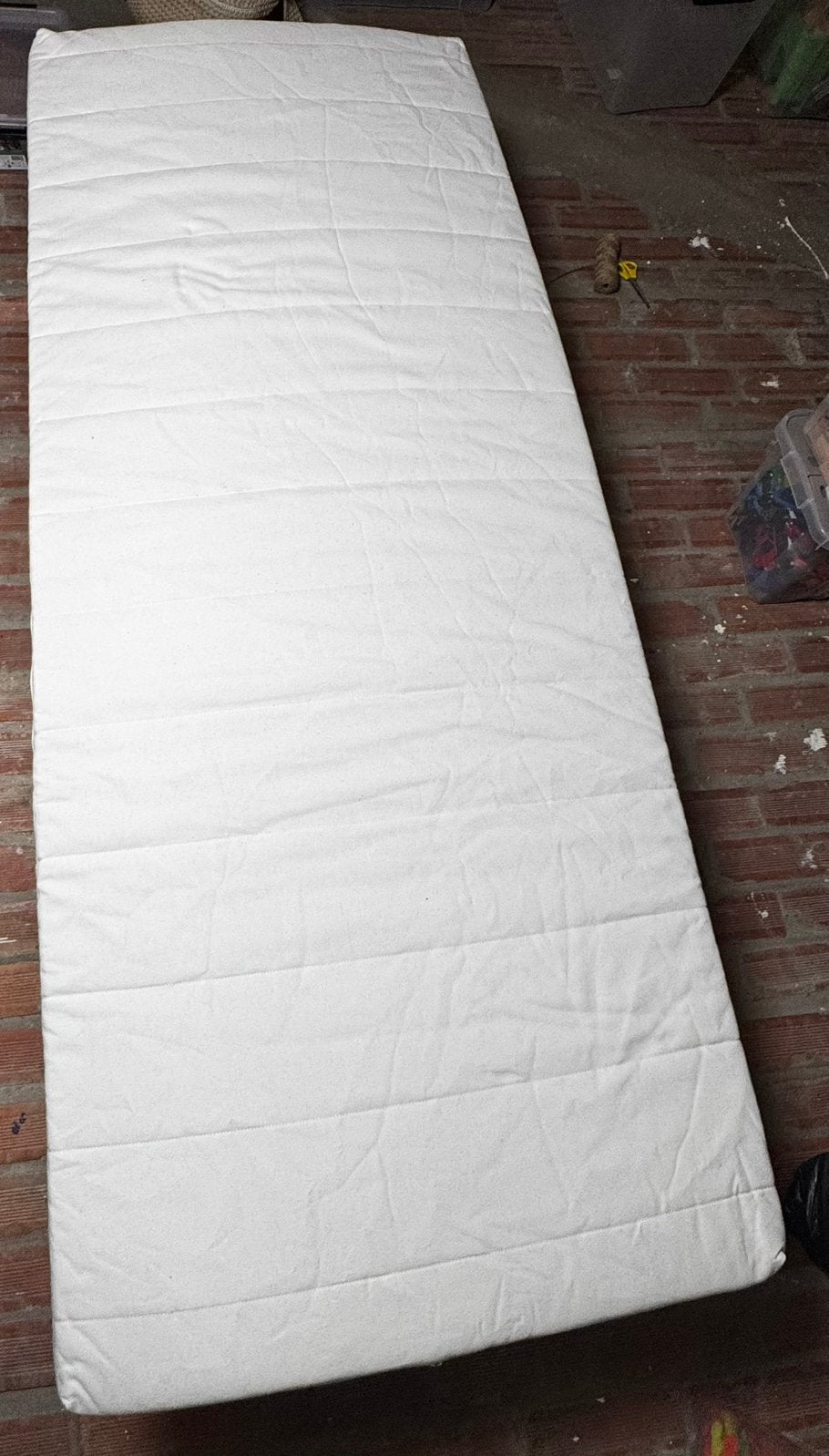 2x ikea matras Moshult, Ophalen, Gebruikt, Eenpersoons, 80 cm