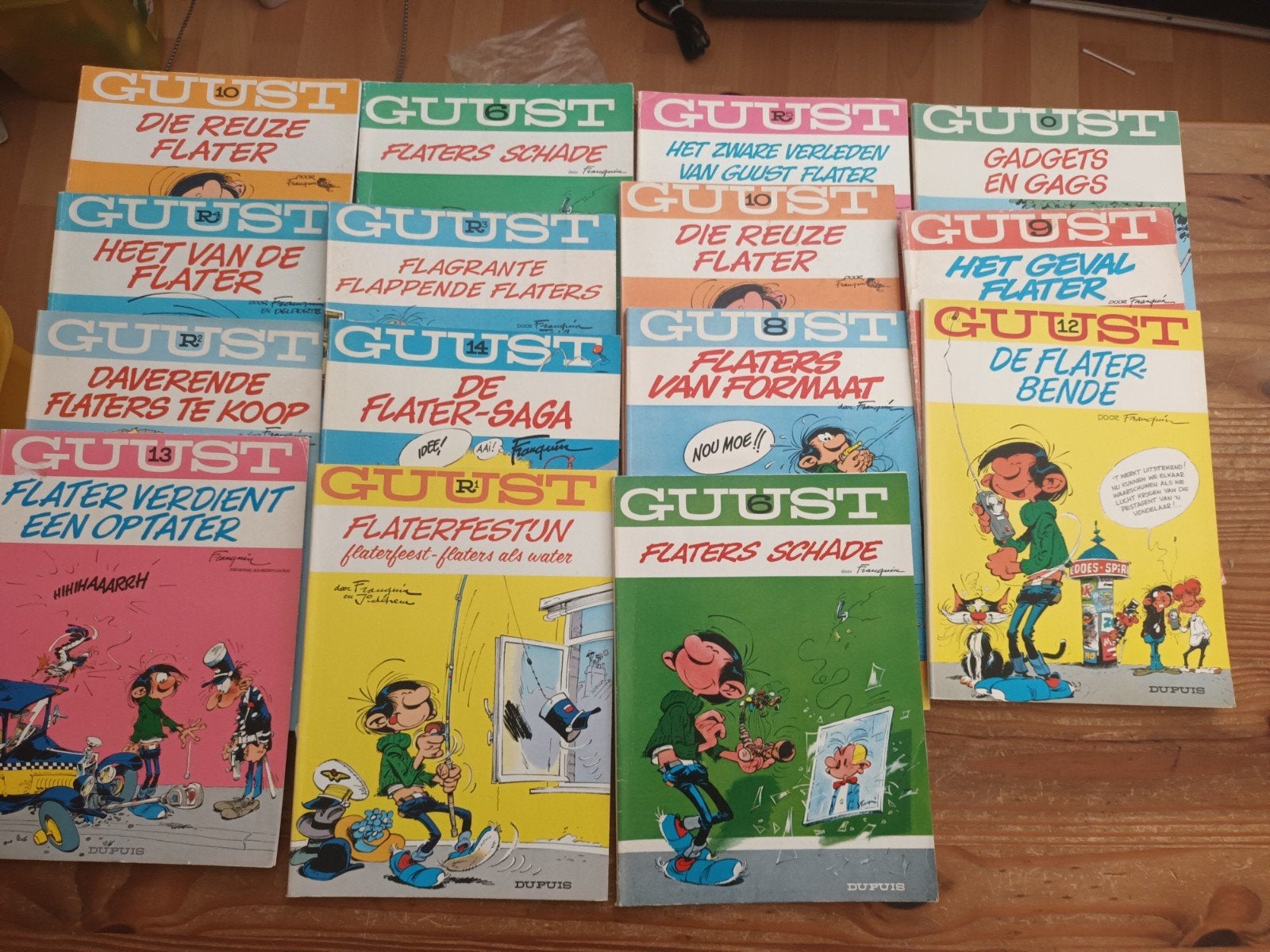 Grote collectie Guust Flater stripboeken, Boeken, Ophalen of Verzenden