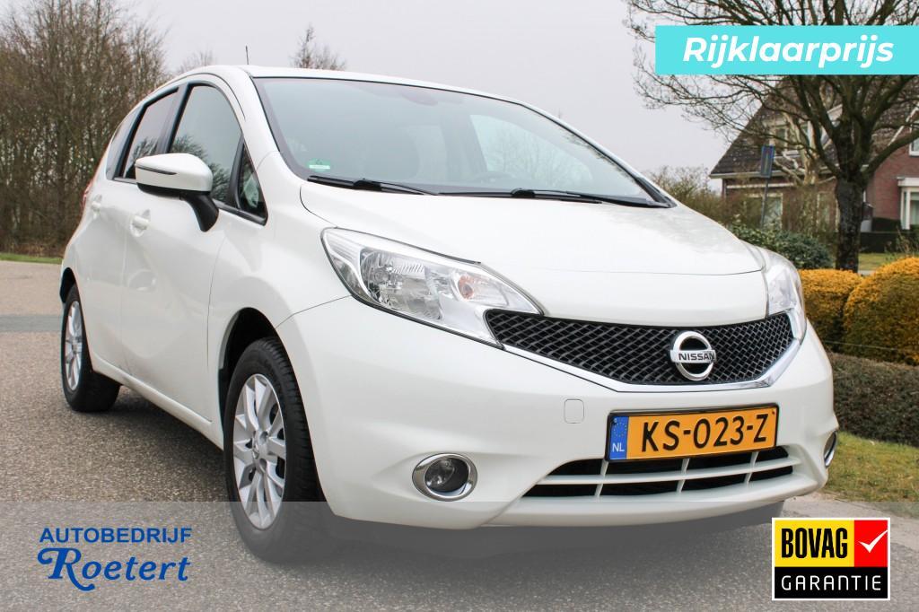Nissan NOTE 1.2 80pk Connect Edition ECC/Cruise/Navi/Bluetoo, Euro 6, Met garantie (alle), 1198 cc, Bedrijf