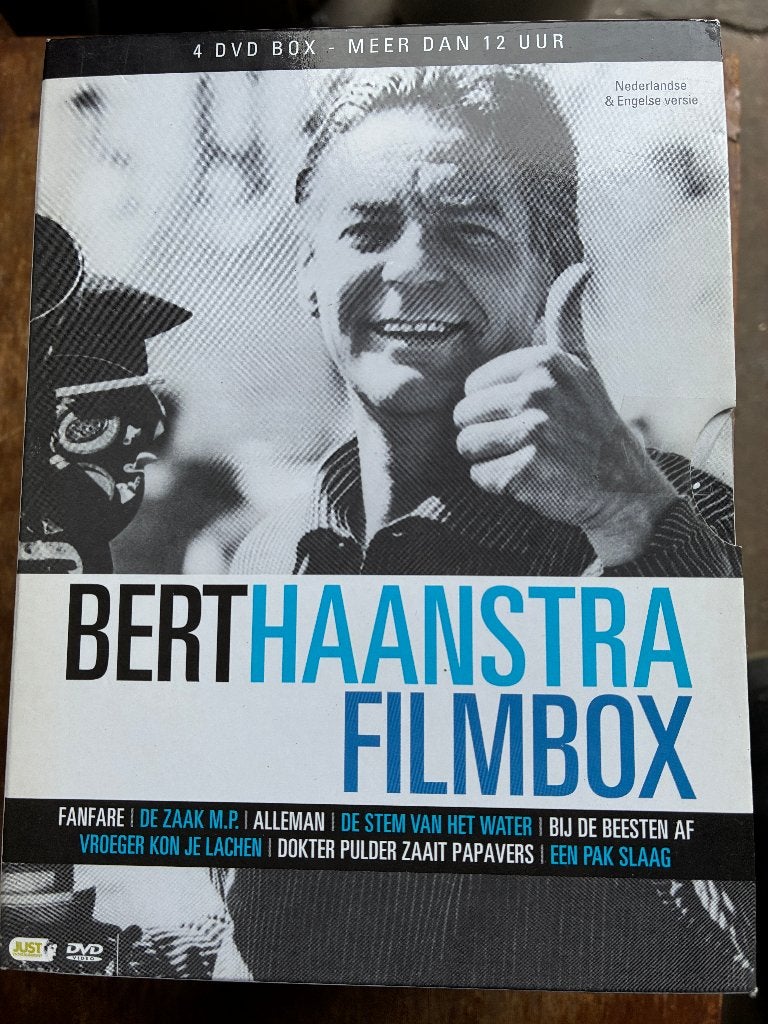 Bert Haanstra Filmbox - 4 DVD Boxset o.a. Fanfare en Alleman, Cd's en Dvd's, Overige gebieden, Alle leeftijden, Zo goed als nieuw