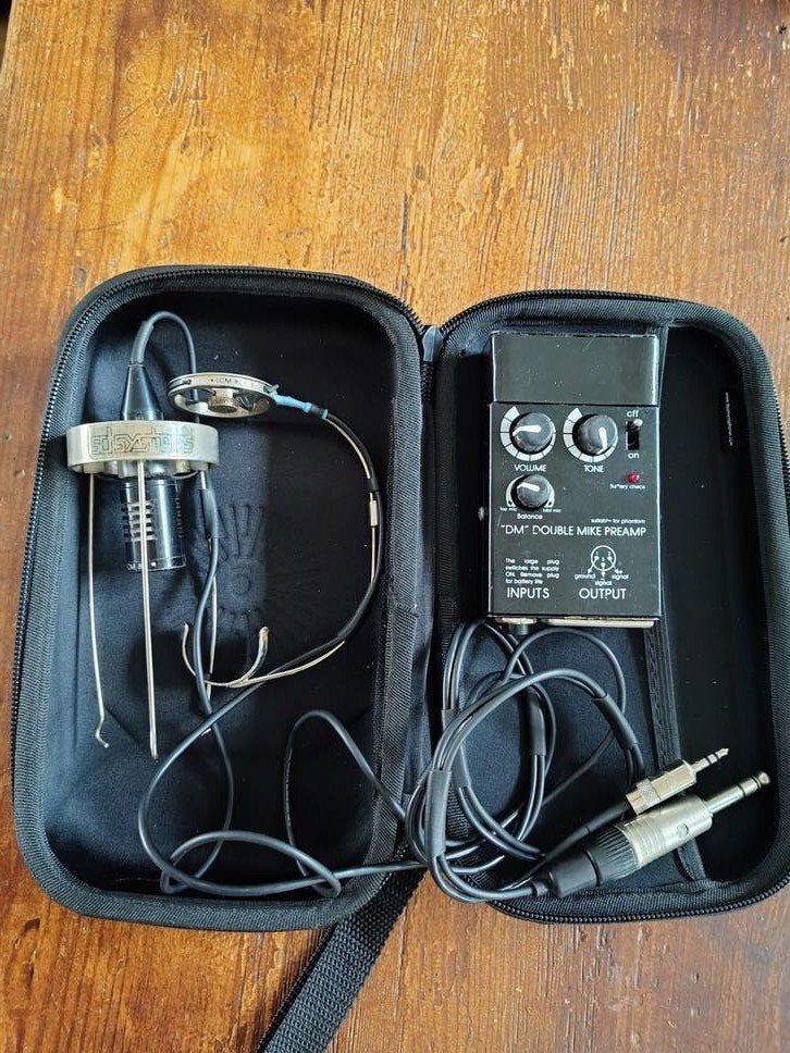 Klarinet clip-on microfoon SDSystems, Muziek en Instrumenten, Bes-klarinet, Gebruikt, Ophalen of Verzenden, Met koffer