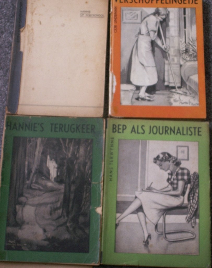 8 antieke Meisjesbibliotheek 1934 no15,16,21,22,33,40,84,89, Ophalen of Verzenden