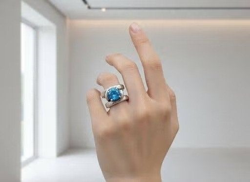 Zware zilveren ring met onyx, EDEN, 21 mm, universeel, Verzenden, Zo goed als nieuw, Zilverwebsite.nl, Dame of Heer