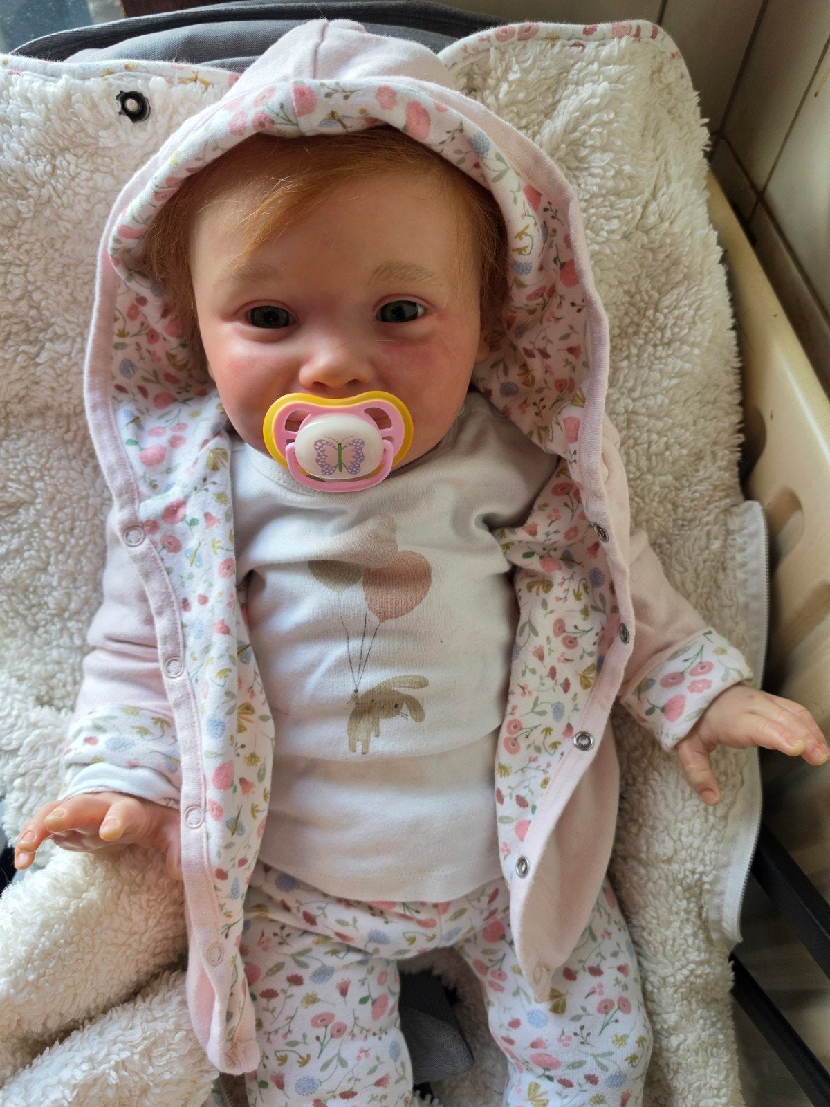 reborn zoe, Verzenden, Zo goed als nieuw, Pop, Levensecht of Reborn
