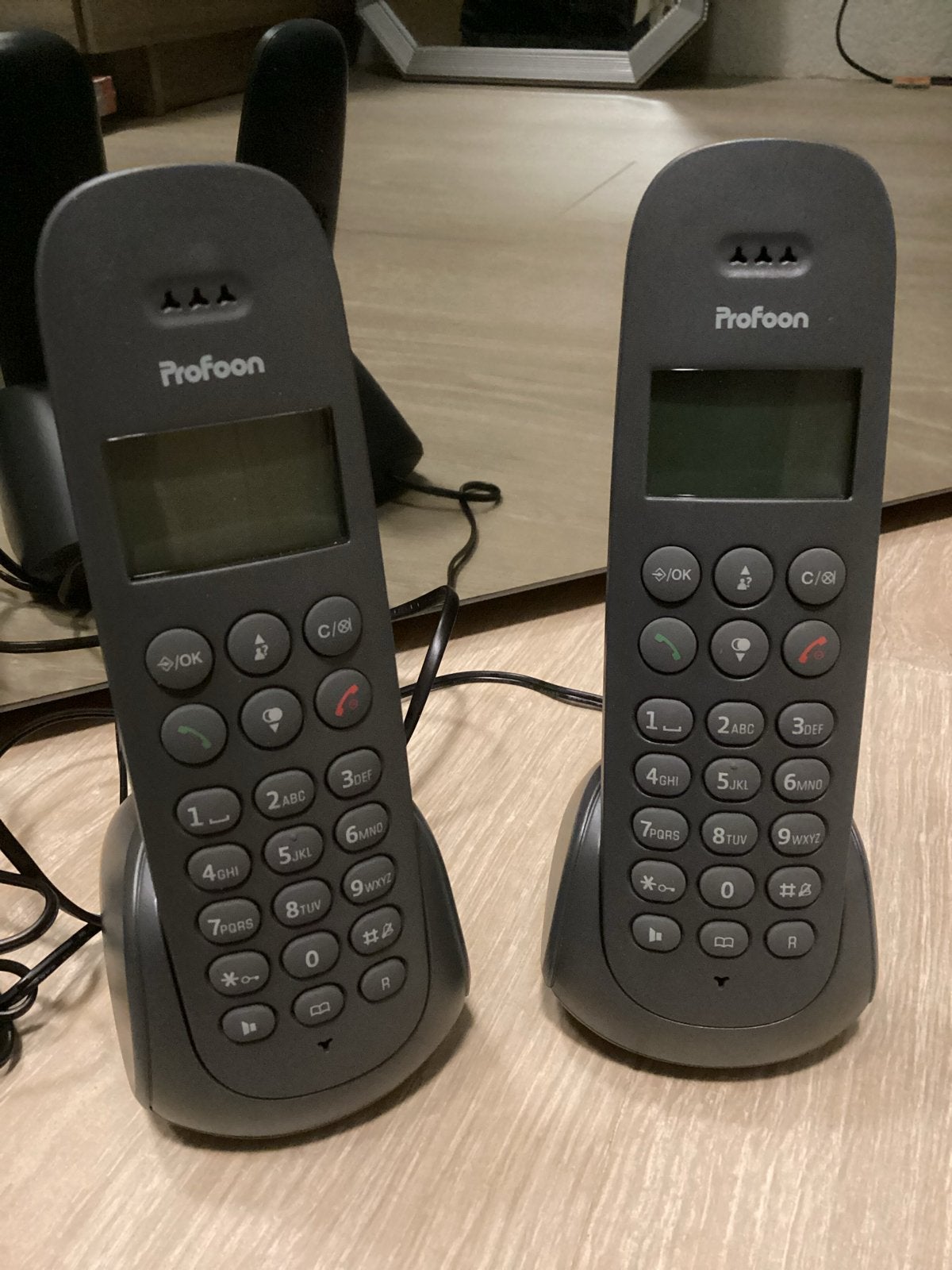 Profoon PDX620 draadloze telefoonset met 2 handsets, Telecommunicatie, Ophalen, Gebruikt, 2 handsets
