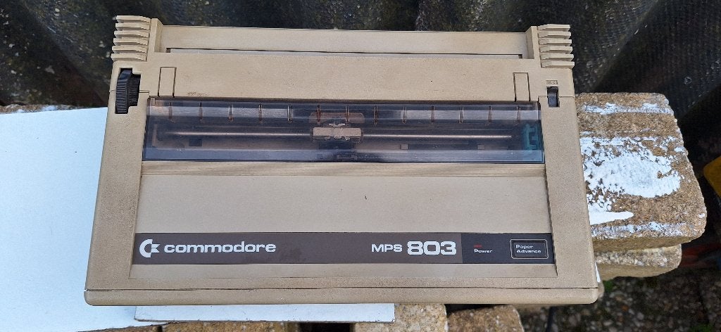Commodore MPS‑803 dot-matrix printer (Werkt!), Ophalen of Verzenden, Commodore 64
