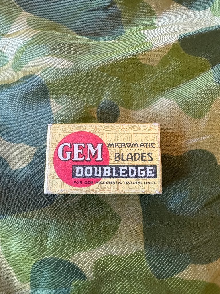 Tweede wereldoorlog US Gem razorblades (2), Verzamelen, Militaria | Tweede Wereldoorlog, Ophalen of Verzenden, Landmacht, Amerika