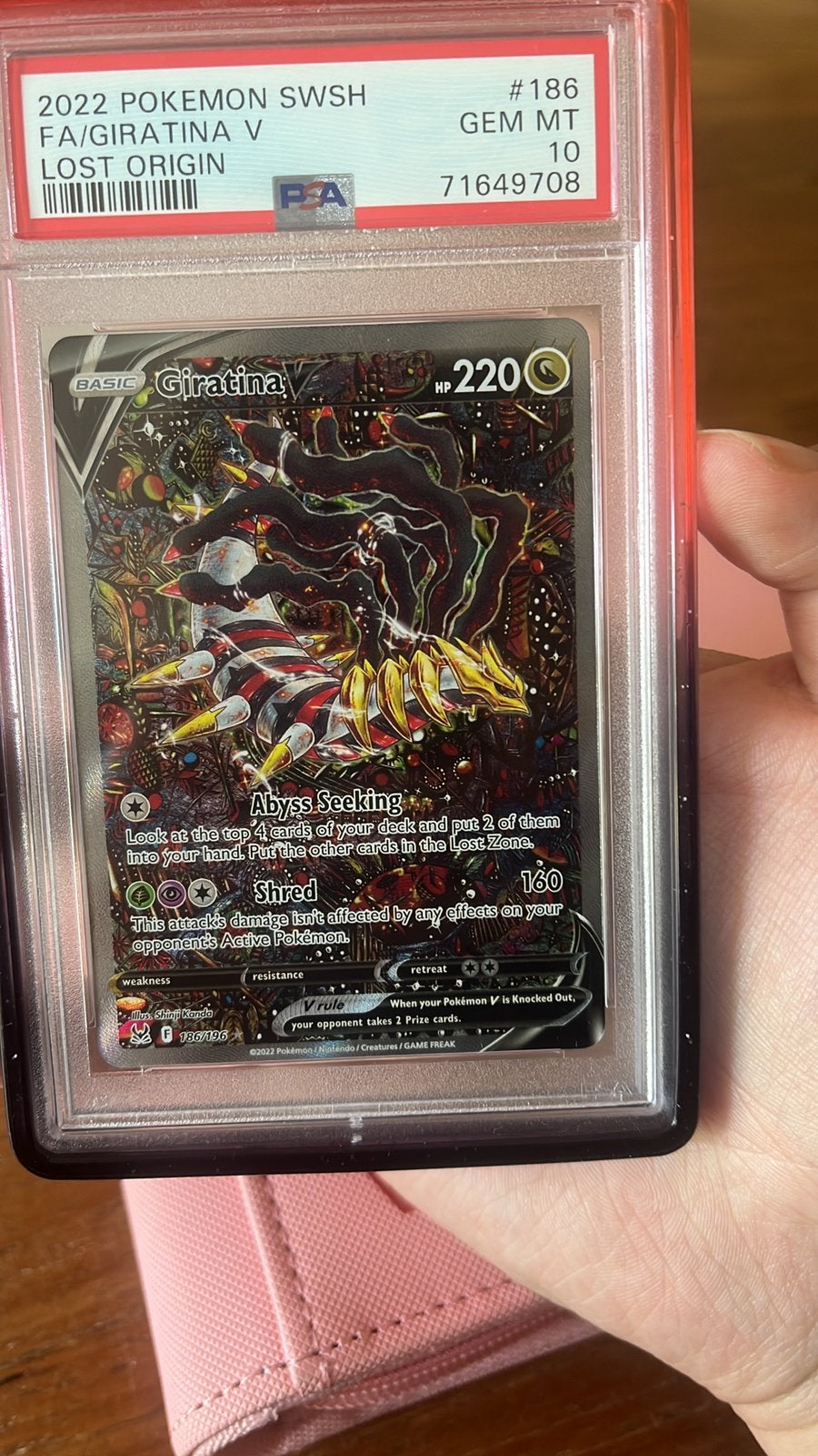 Giratina psa 10 lost origin, Ophalen, Zo goed als nieuw