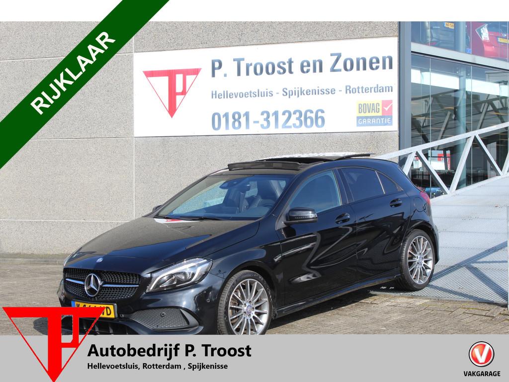 Mercedes-Benz A-Klasse 250 AMG Automaat/Panoramadak/Navigati, Auto's, Mercedes-Benz, 12 maanden, Gebruikt, 4 cilinders, Zwart