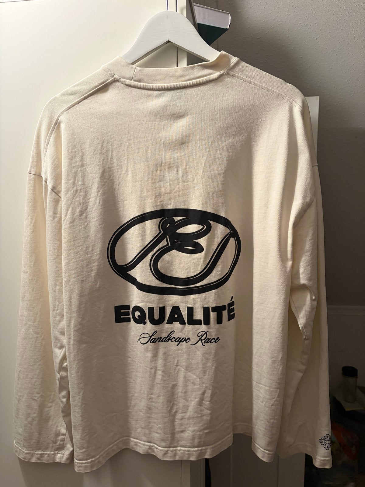 Equalité longsleeve - Zo goed als nieuw, Kleding | Heren, Ophalen of Verzenden, Zo goed als nieuw, Maat 46 (S) of kleiner, Wit