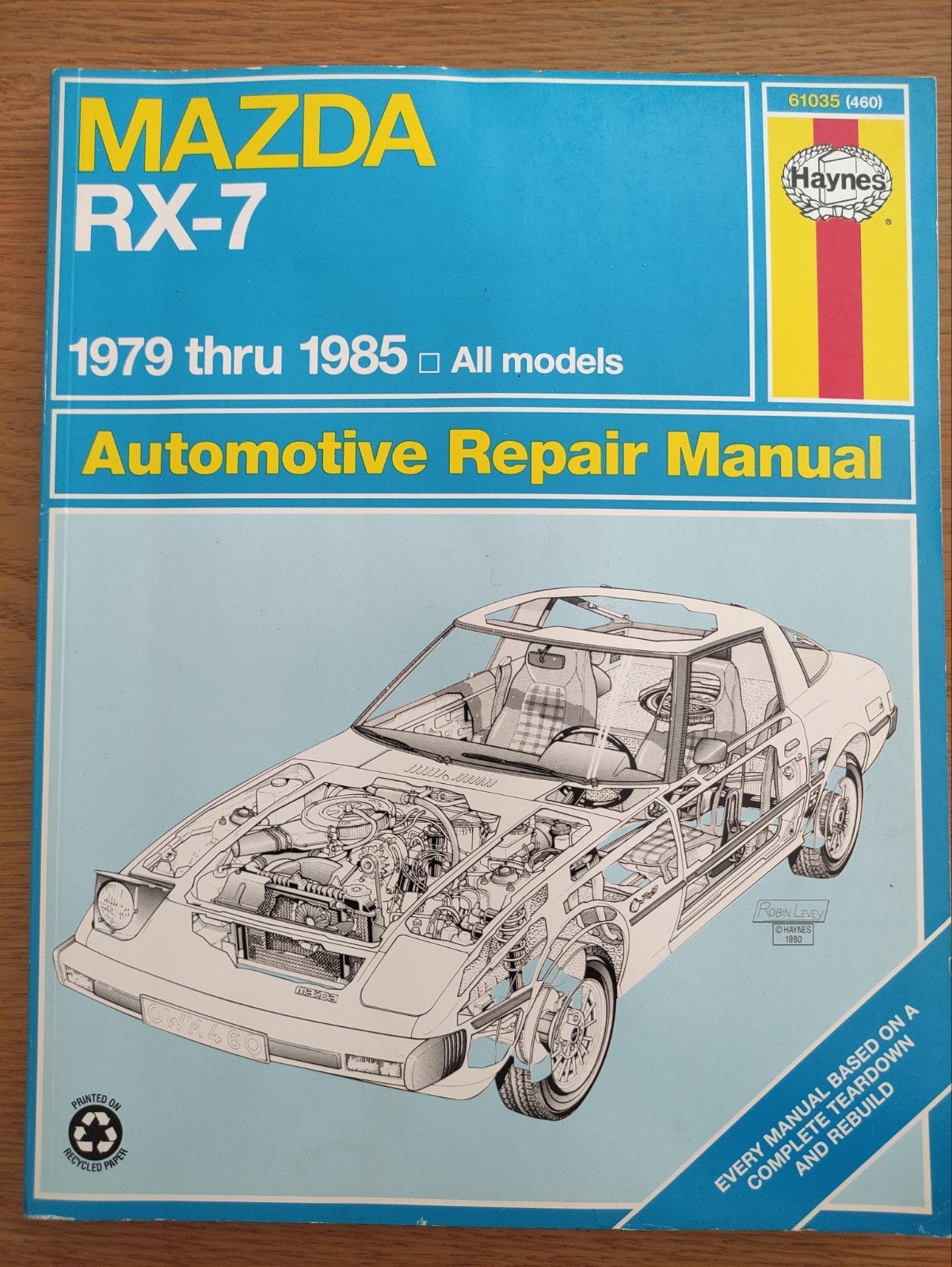 Mazda RX-7 Handleiding voor auto reparatie repair manual, Ophalen of Verzenden, Gelezen, Mazda